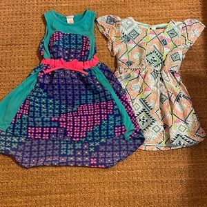 Girls size 5 summer dress bundle 2 dresses